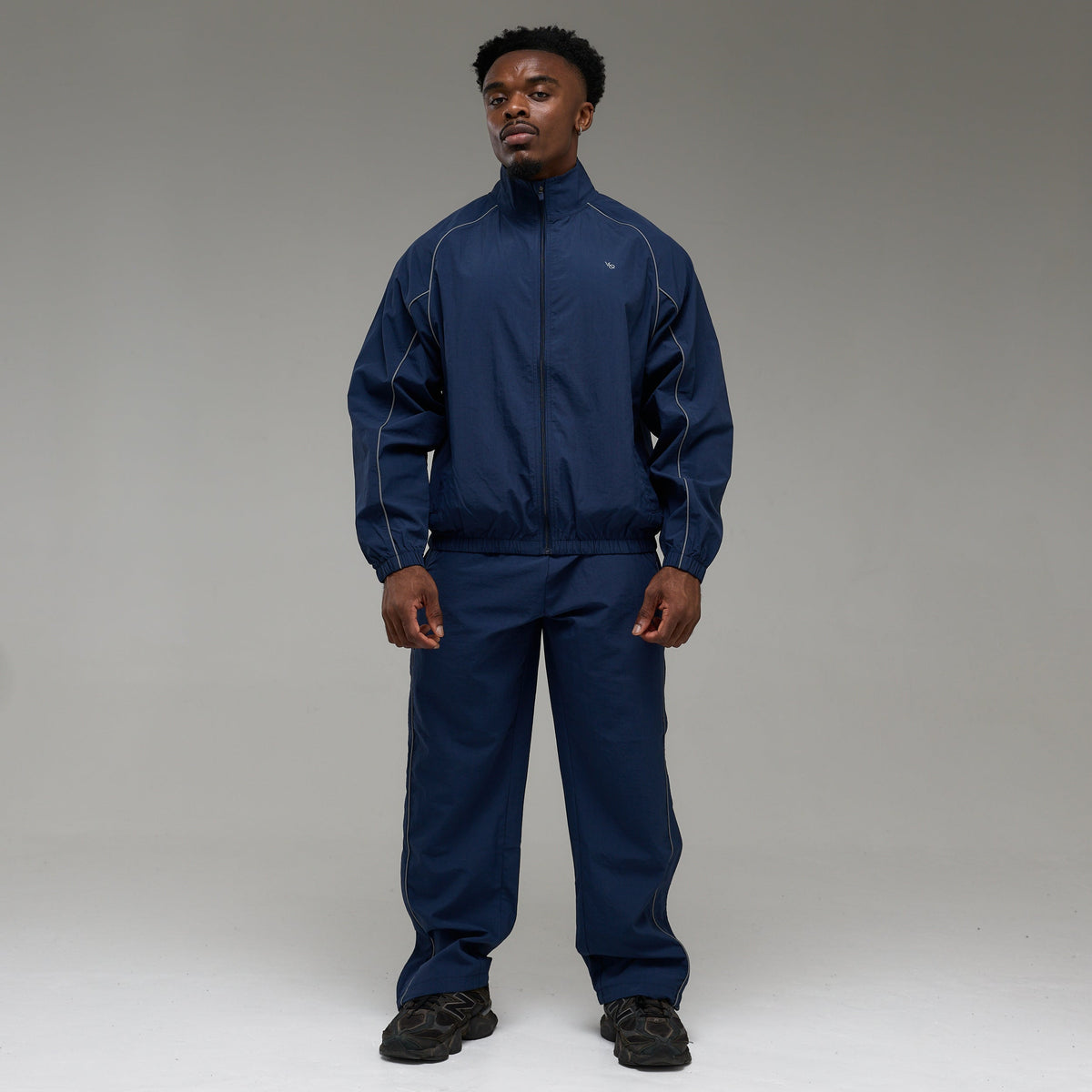 REFLECTIVE NAVY OVERSIZED TRACK JACKET 6枚目の画像