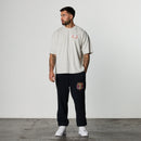 GOLDEN BOY ASH GREY BOXY OVERSIZED T SHIRT 5枚目の画像