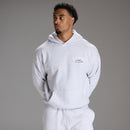 STRENGTH REGIME LIGHT GREY MARL OVERSIZED PULLOVER HOODIE 2枚目の画像
