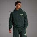 STRENGTH REGIME DARK GREEN OVERSIZED PULLOVER HOODIE 2枚目の画像