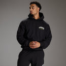STRENGTH REGIME BLACK OVERSIZED PULLOVER HOODIE 2枚目の画像