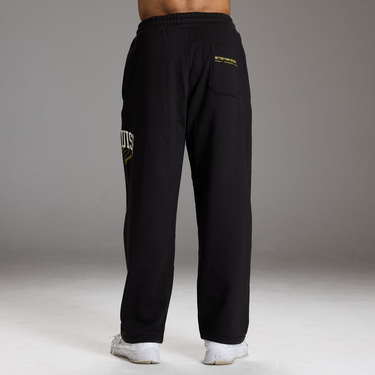STRENGTH REGIME BLACK STRAIGHT LEG SWEATPANT 2枚目の画像
