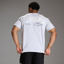 STRENGTH REGIME LIGHT GREY MARL OVERSIZED T SHIRT 1枚目の画像