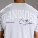 STRENGTH REGIME LIGHT GREY MARL OVERSIZED T SHIRT 3枚目の画像