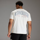 STRENGTH REGIME OFF WHITE OVERSIZED T SHIRT 1枚目の画像