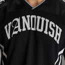 VARSITY TRIBAL BLACK OVERSIZED FOOTBALL T SHIRT 4枚目の画像