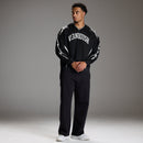 VARSITY TRIBAL BLACK OVERSIZED HOCKEY T SHIRT 5枚目の画像