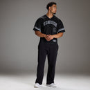 VARSITY BLACK OVERSIZED FOOTBALL T SHIRT 4枚目の画像