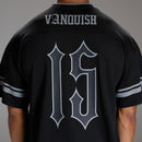 VARSITY BLACK OVERSIZED FOOTBALL T SHIRT 2枚目の画像
