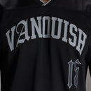 VARSITY BLACK OVERSIZED FOOTBALL T SHIRT 3枚目の画像
