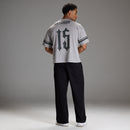 VARSITY GREY OVERSIZED FOOTBALL T SHIRT 6枚目の画像