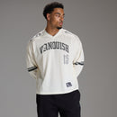 VARSITY OFF WHITE OVERSIZED HOCKEY T SHIRT 1枚目の画像