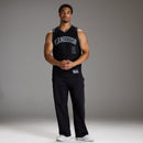 VARSITY BLACK OVERSIZED BASKETBALL TANK 5枚目の画像