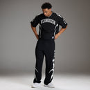 VARSITY TRIBAL BLACK STRAIGHT LEG PANTS 5枚目の画像