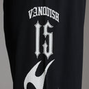 VARSITY TRIBAL BLACK STRAIGHT LEG PANTS 3枚目の画像