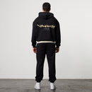 GRAFFITI BLACK OVERSIZED HOODIE 6枚目の画像