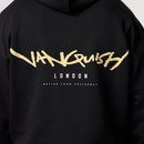 GRAFFITI BLACK OVERSIZED HOODIE 4枚目の画像