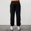 GRAFFITI BLACK OVERSIZED SWEATPANTS 2枚目の画像