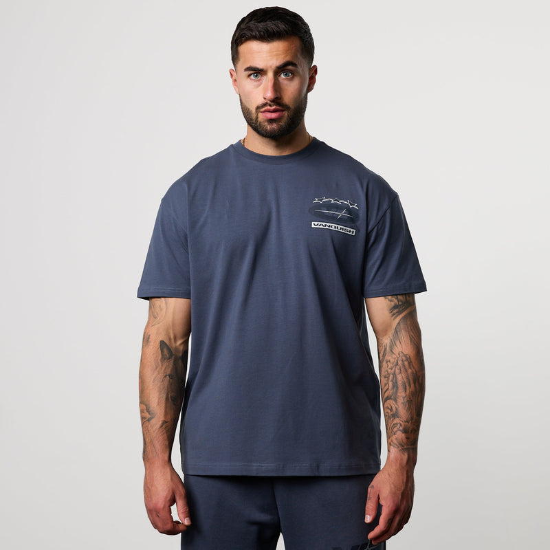 POWERLINE DUSK BLUE OVERSIZED T-SHIRT 2枚目の画像