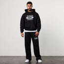 POWERLINE BLACK STRAIGHT LEG SWEAT PANTS 4枚目の画像