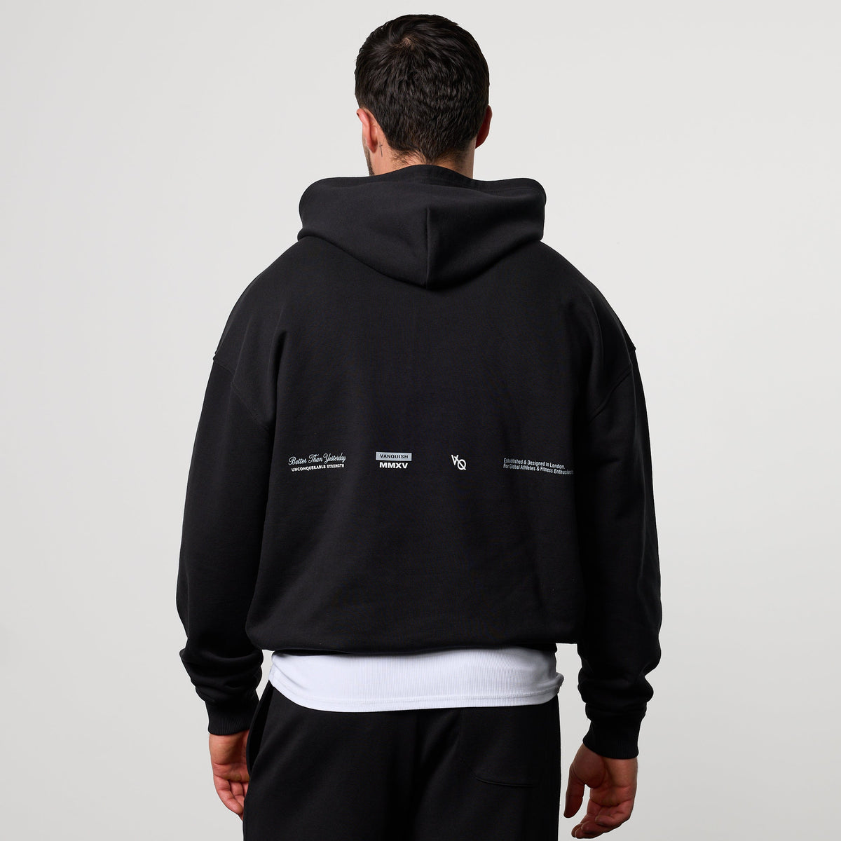 Lのみ】VANQUISH FITNESS Powerlineモデル ブラック オーバーサイズ