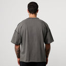 WASHED GREY OVERSIZED BOXY T SHIRT 2枚目の画像