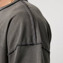 WASHED GREY OVERSIZED BOXY T SHIRT 4枚目の画像