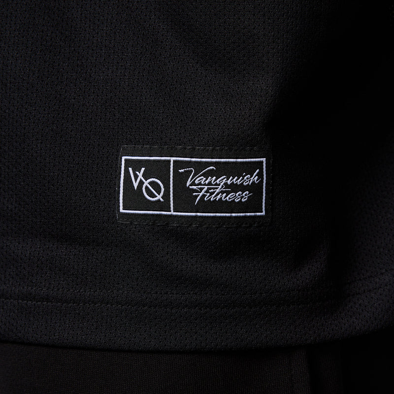 Varsity Black Oversized Boxy Football Jersey 4枚目の画像