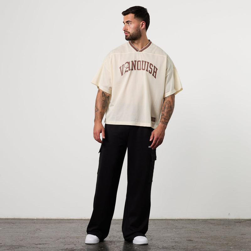 Varsity Off White Oversized Boxy Football Jersey 5枚目の画像