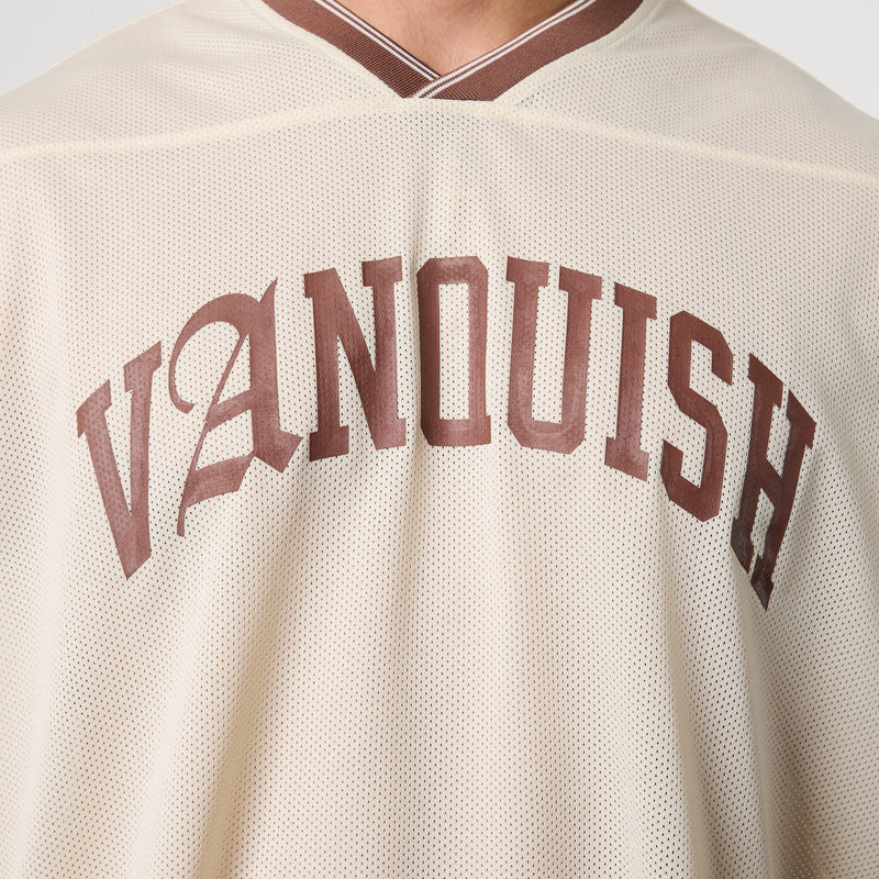 Varsity Off White Oversized Boxy Football Jersey 3枚目の画像