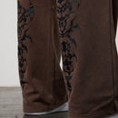 BLACK FORGE WASHED BROWN STRAIGHT LEG SWEATPANTS 3枚目の画像