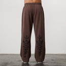 BLACK FORGE WASHED BROWN STRAIGHT LEG SWEATPANTS 2枚目の画像