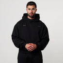 BLACK FORGE BLACK BOXY OVERSIZED HOODIE 2枚目の画像
