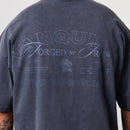 BLACK FORGE WASHED NAVY BOXY OVERSIZED T SHIRT 4枚目の画像