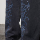 BLACK FORGE WASHED NAVY STRAIGHT LEG SWEATPANTS 3枚目の画像