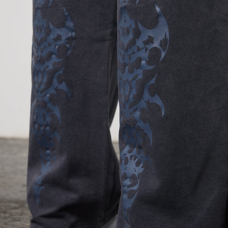 BLACK FORGE WASHED NAVY STRAIGHT LEG SWEATPANTS 3枚目の画像