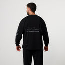 BLACK FORGE BLACK OVERSIZED LONG SLEEVE T SHIRT 2枚目の画像