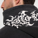 BLACK FORGE WASHED BLACK BOXY OVERSIZED HOODIE 3枚目の画像