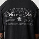 BLACK FORGE WASHED BLACK BOXY OVERSIZED T SHIRT 3枚目の画像