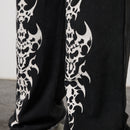 BLACK FORGE WASHED BLACK STRAIGHT LEG SWEATPANTS 3枚目の画像