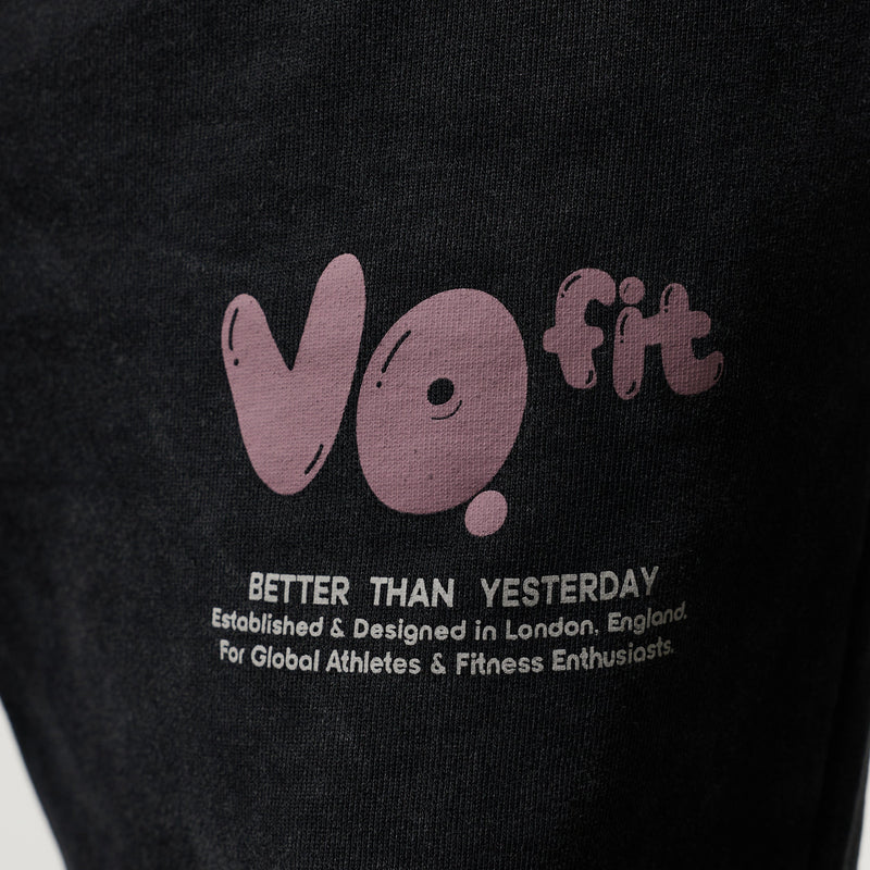 BUBBLE BLACK STRAIGHT LEG SWEATPANTS 3枚目の画像