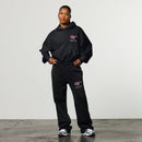 BUBBLE BLACK STRAIGHT LEG SWEATPANTS 4枚目の画像