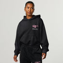 BUBBLE BLACK HOODIE 2枚目の画像