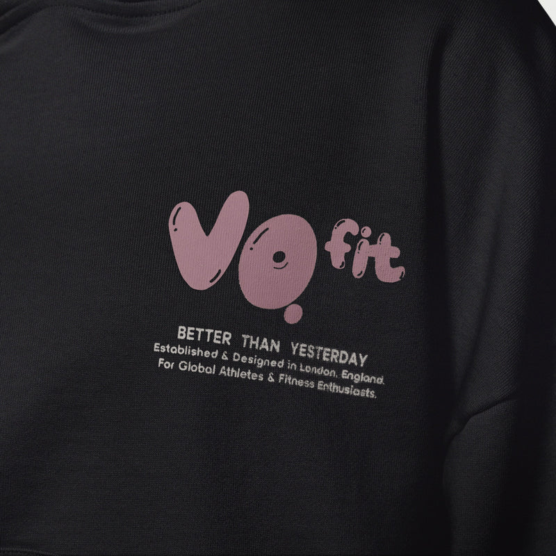 BUBBLE BLACK HOODIE 3枚目の画像