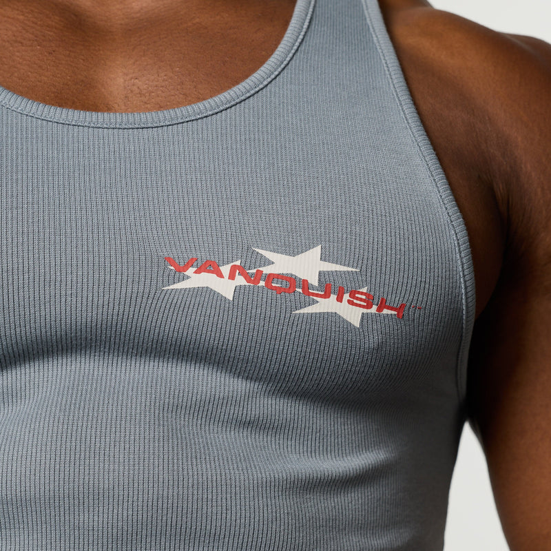 QUICKSTRIKE SLATE FITTED RIB VEST 3枚目の画像