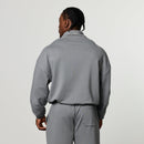 QUICKSTRIKE SLATE OVERSIZED 1/4 ZIP SWEATER 2枚目の画像