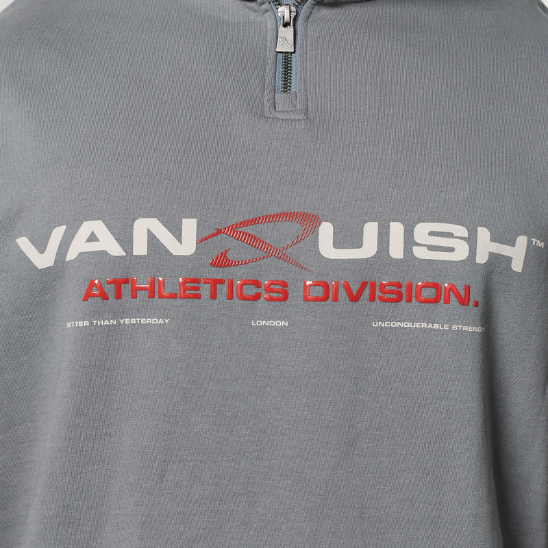 QUICKSTRIKE SLATE OVERSIZED 1/4 ZIP SWEATER 4枚目の画像