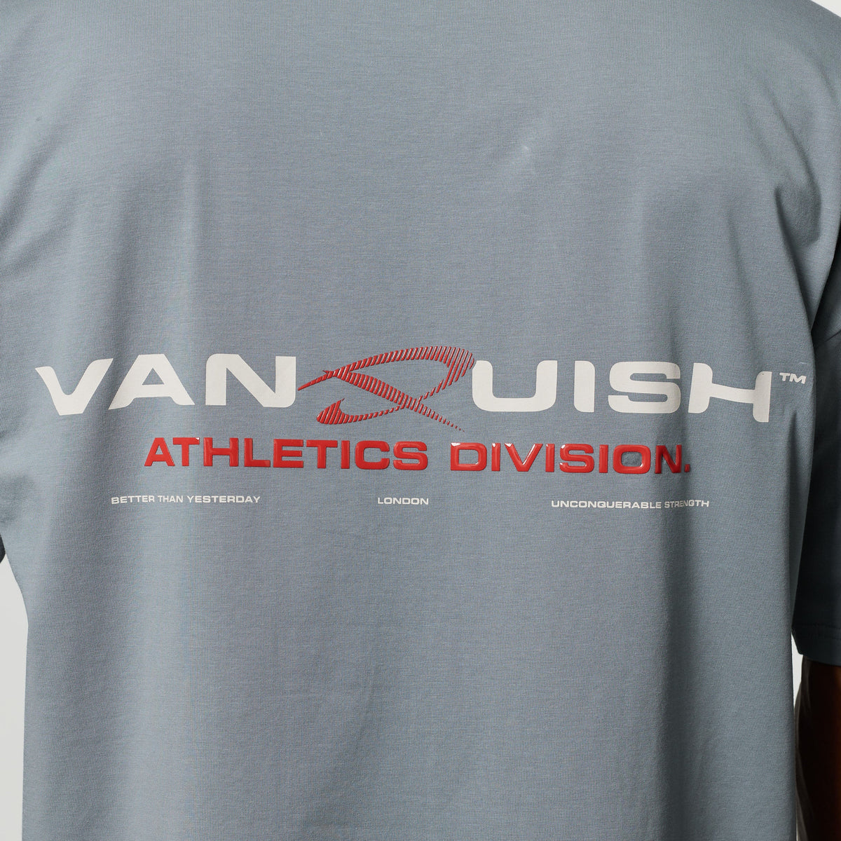 Lのみ】VANQUISH FITNESS QuickStrikeモデル グレー ボクシー オーバー 