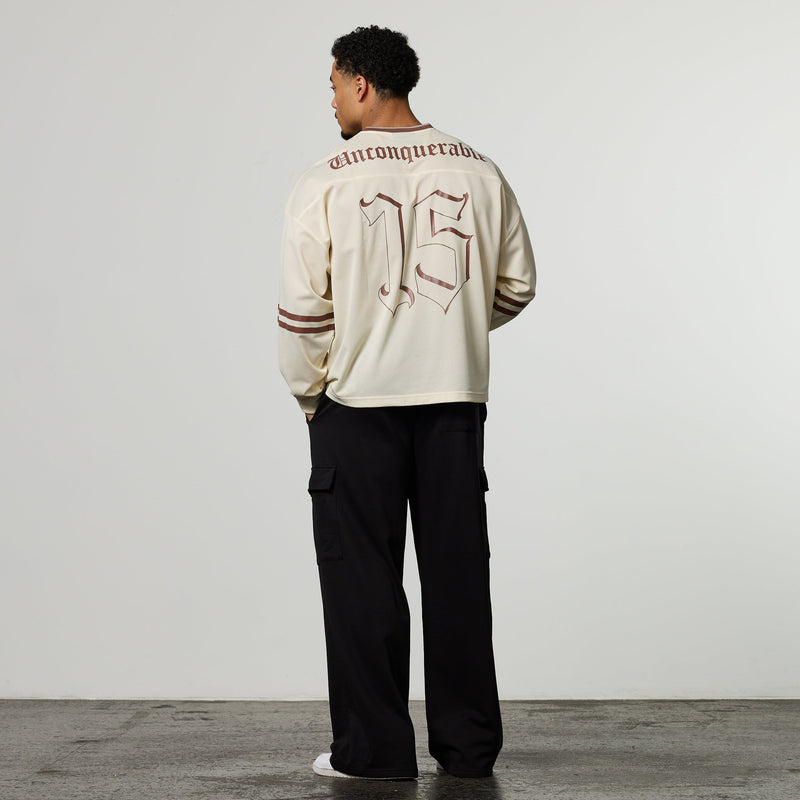Varsity Off White Oversized Boxy Hockey Jersey 4枚目の画像