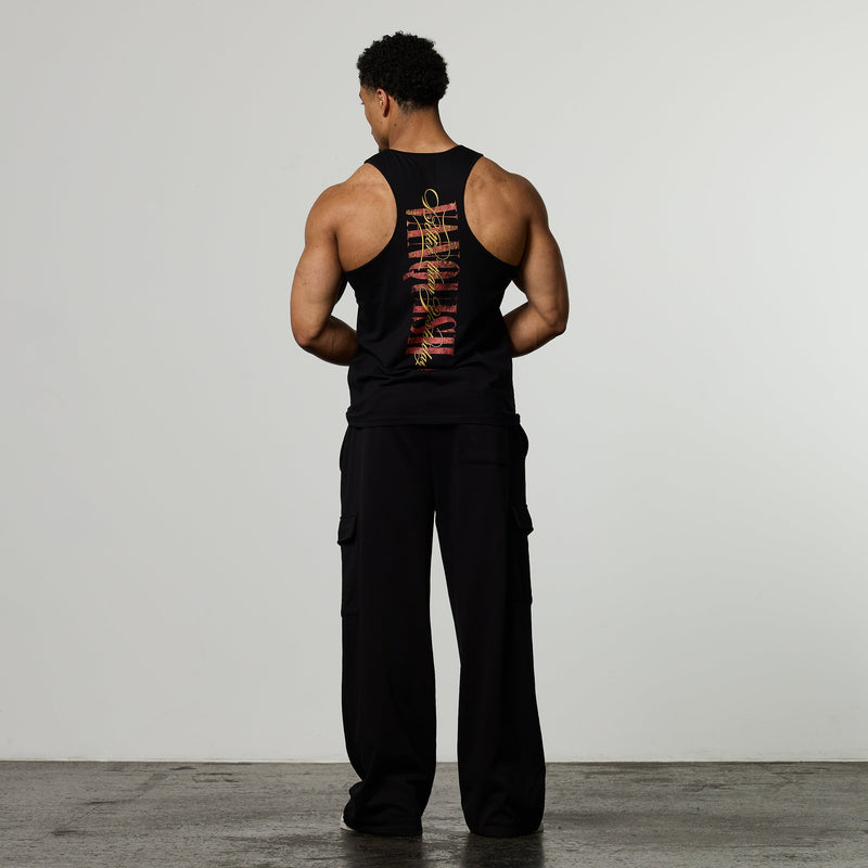 VQ X BADASS BLACK TANK TOP 4枚目の画像